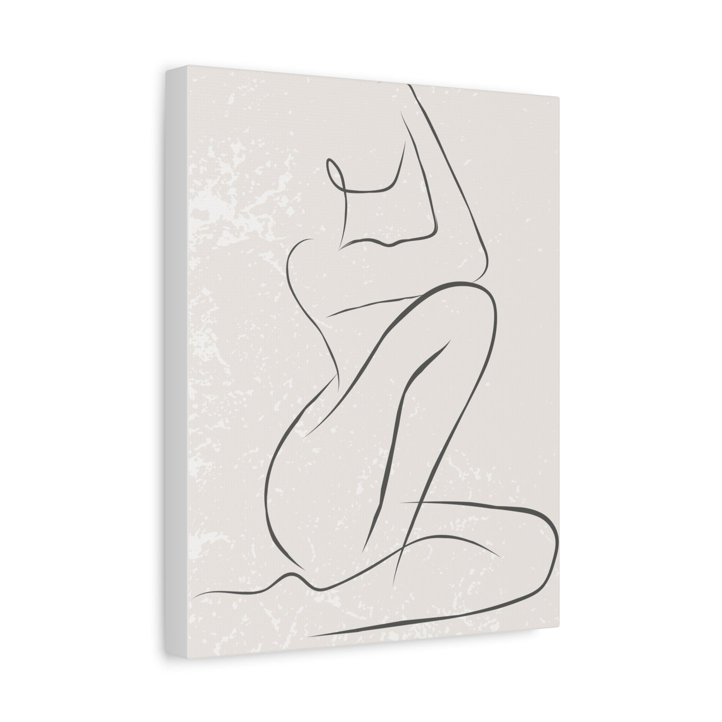 Solene - Minimalist Nude Line Art Canvas