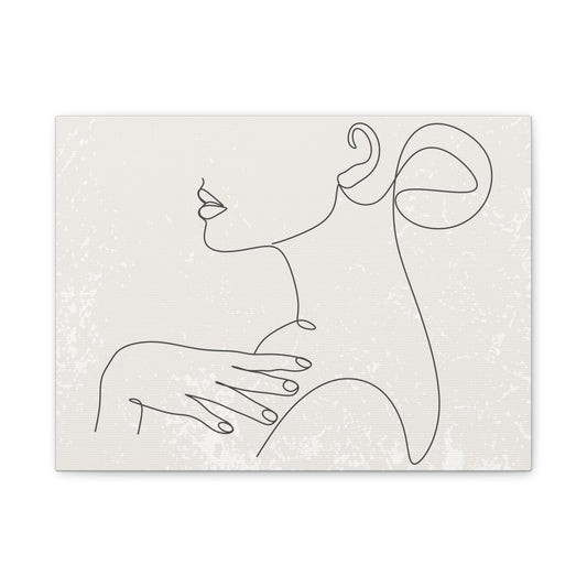 Elysia - Modern Abstract Woman Canvas