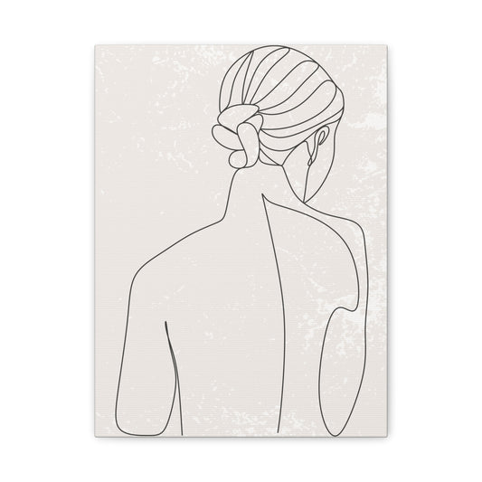 Noa - Minimal Back Silhouette Wall Art
