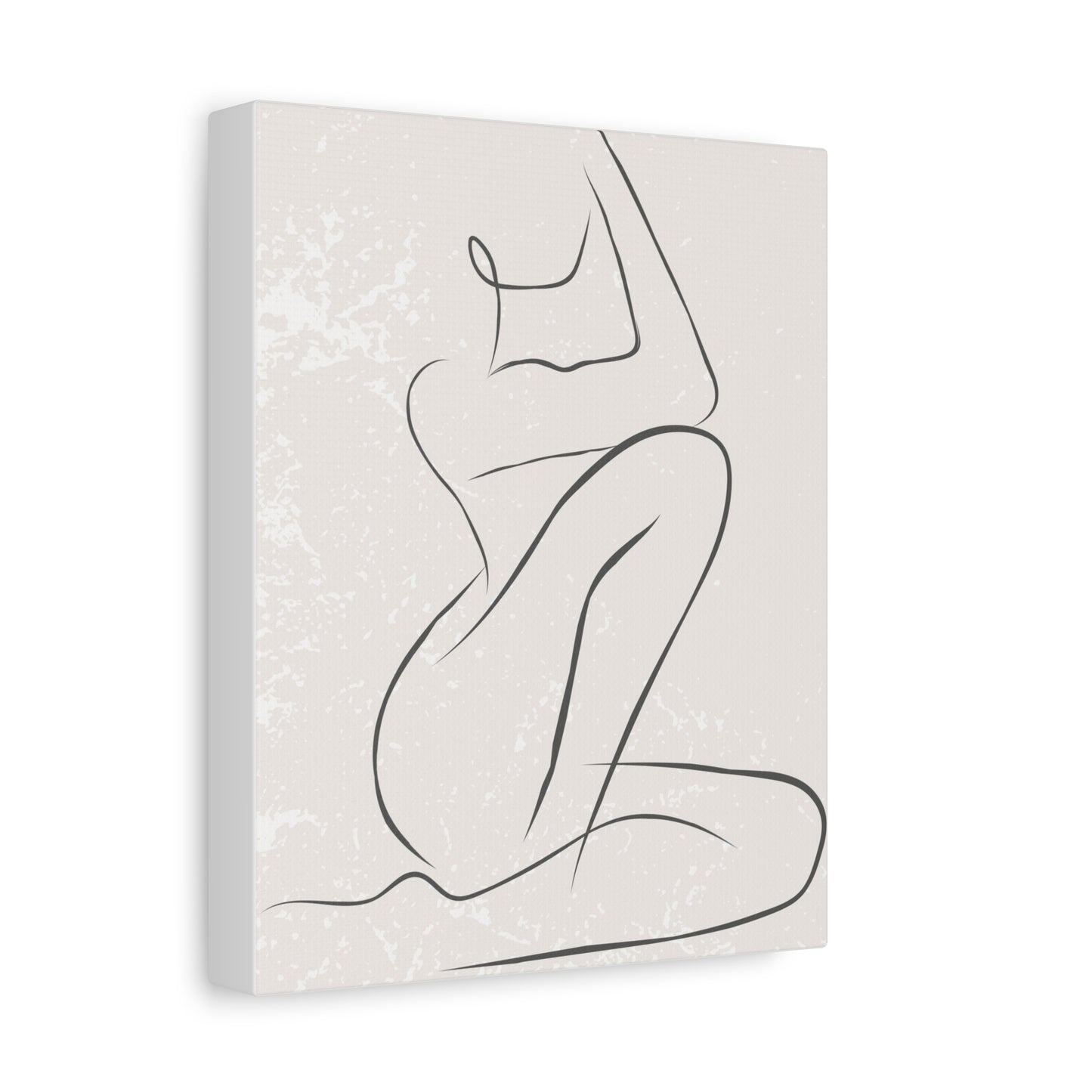 Solene - Minimalist Nude Line Art Canvas